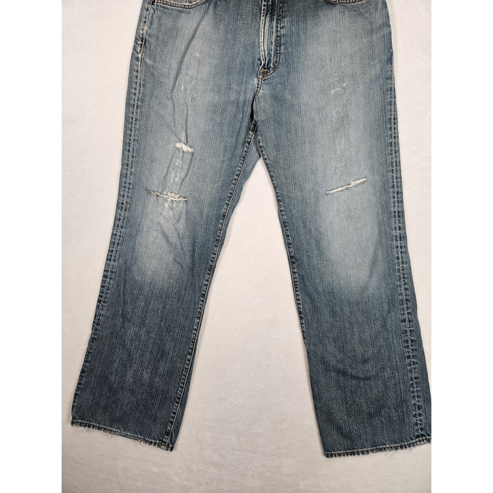 Vtg Lucky Brand Dungarees Gene‎ Montesano Jeans Men 36 Chopper Bootleg USA - Picture 3 of 11